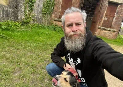 Murray & Woody at Boxhill Fort