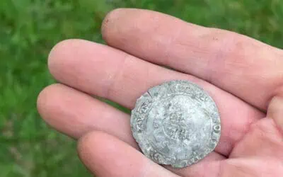 Our First Official Treasure Find Two Edward VI Shillings