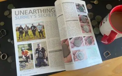 We Have Been Featued in Treasure Hunting Magazine
